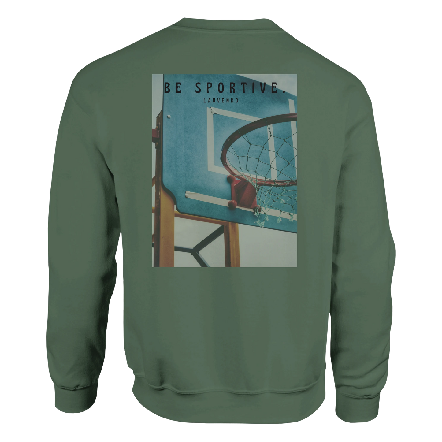 Sweater met basketring - lichtgroen
